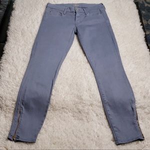 MOTHER 'The Looker' Ankle Zip Skinny Jeans